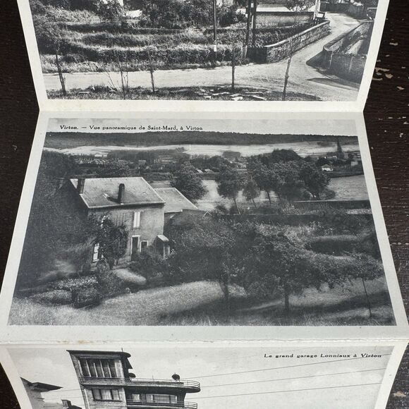Virton Belgium 10 View Fold Out Tourist Postcards Bouvier Braffort St Mard Arlon - Picture 6 of 10